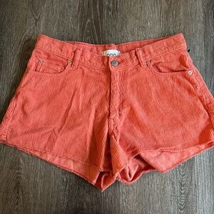 Corduroy shorts